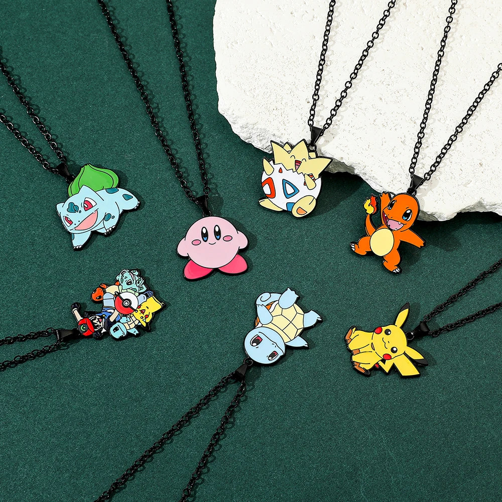 Pokémon Metal Figure Toy – Pikachu, Squirtle, Psyduck & Charmander Collectible Gift