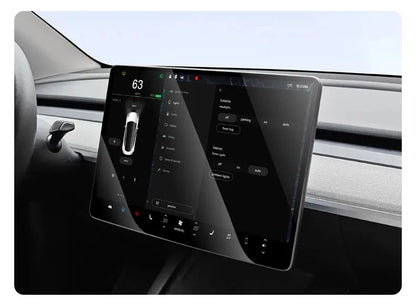Futhope Protector de Pantalla de Vidrio Templado de 16 Pulgadas para Tesla Model Y y Model YL Juniper (2017–2026) – Película Protectora de Pantalla Central HD con Herramienta de Instalación