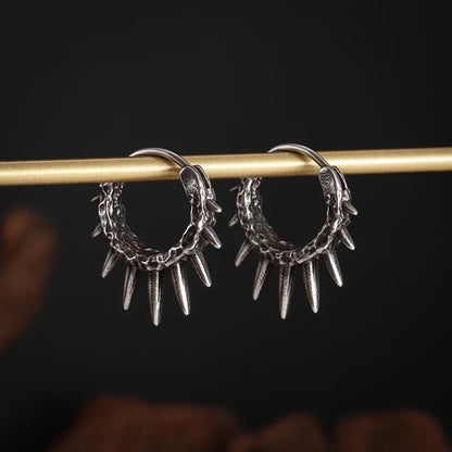 Gothic Bat Zircon Earrings – Dark Night Punk Rock Hip Hop Jewelry for Men & Women, Fashion Statement Earrings & Alternative Accessories