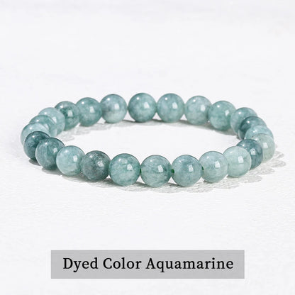 Pulsera de Cuentas de Piedra Natural – Pulsera de Gemas de Amatista, Ojo de Tigre, Cuarzo Cristal y Ágata para Mujeres y Hombres, Regalo de Joyería de Energía Reiki