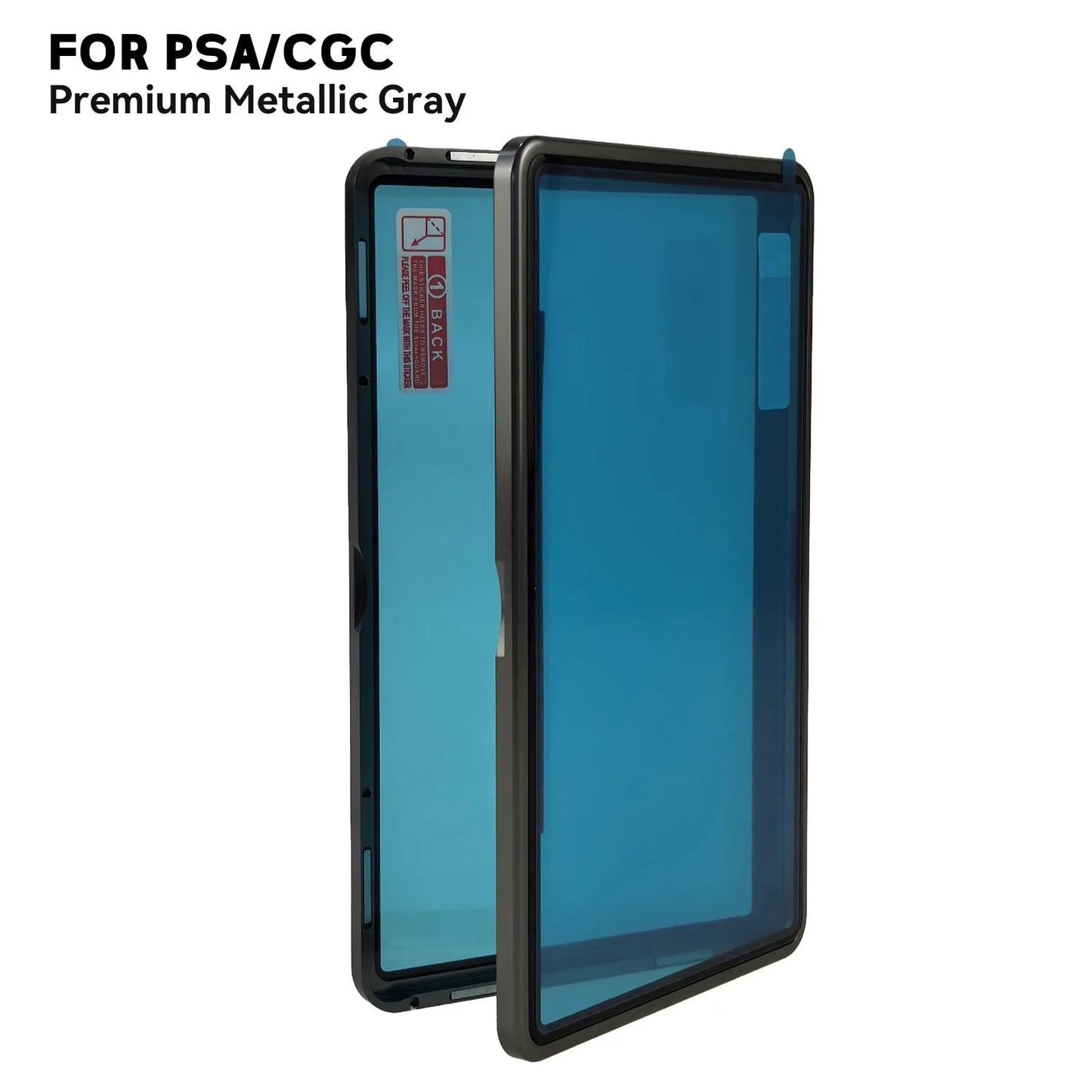 Aluminum Alloy Graded Card Case – PSA/CGC Slab Protector with UV & Scratch Resistant Magnetic Display Box