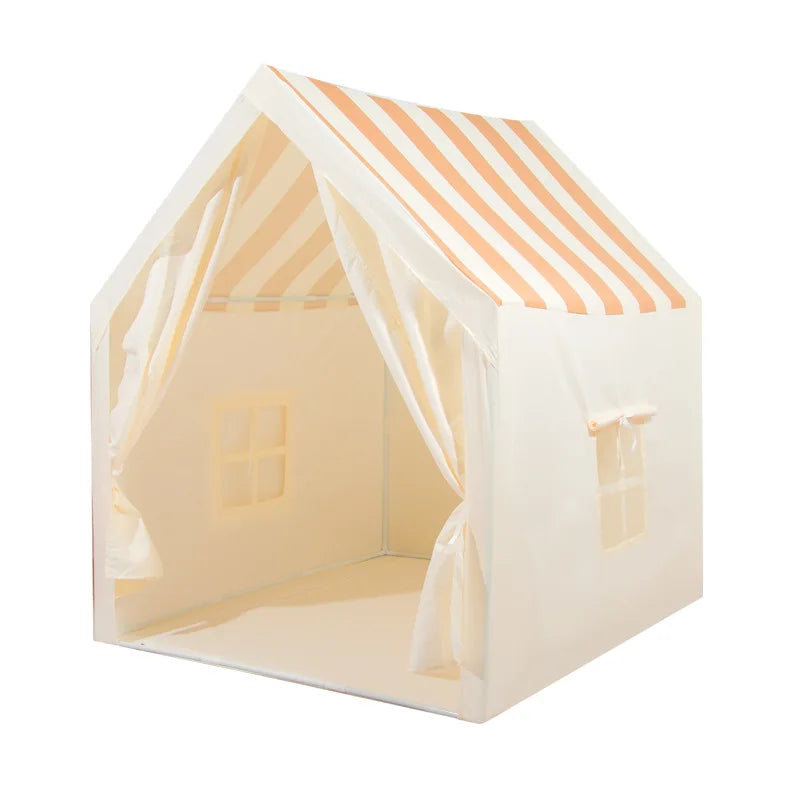 Tienda de campaña para niños para interior y exterior – Tienda de juegos grande para niños pequeños, tienda de castillo plegable para niños, casa de juegos de simulación creativa para niños y niñas