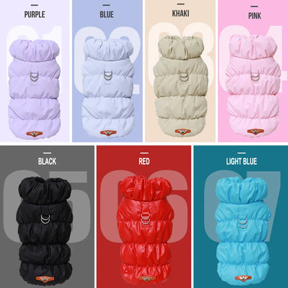 Warm Padded Dog Coat – Soft Winter Jacket Vest for Small & Medium Dogs, Cozy Puppy Clothes for Chihuahuas, French Bulldogs & Poodles