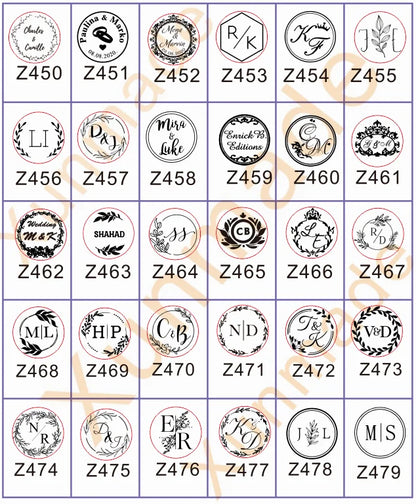 Custom Initials Embosser Stamp – Personalized Book & Wedding Embossing Seal for Address, Library & Gift Branding | Custom Paper Decor Accessory