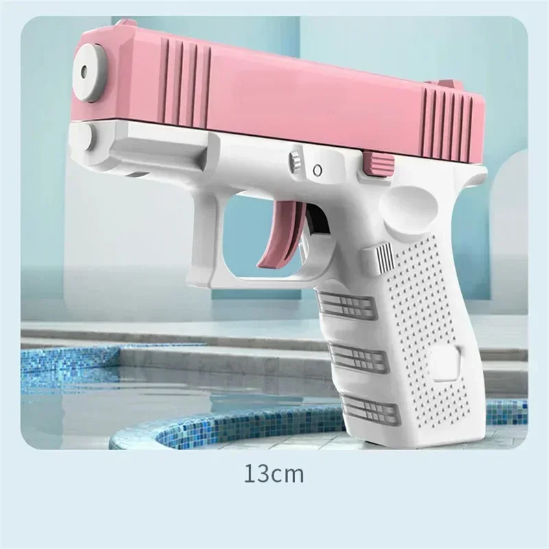 Pistola de agua eléctrica de alta presión – Pistola de agua Super Soaker recargable para juegos de verano al aire libre, piscinas infantiles y actividades acuáticas