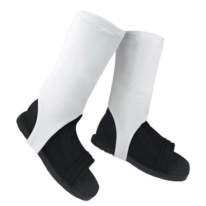 Anime Cosplay Shoes – Unisex Footwear | Black / Blue / White Soft Cotton Boots & Sandals (Halloween / Christmas / Party Costume)