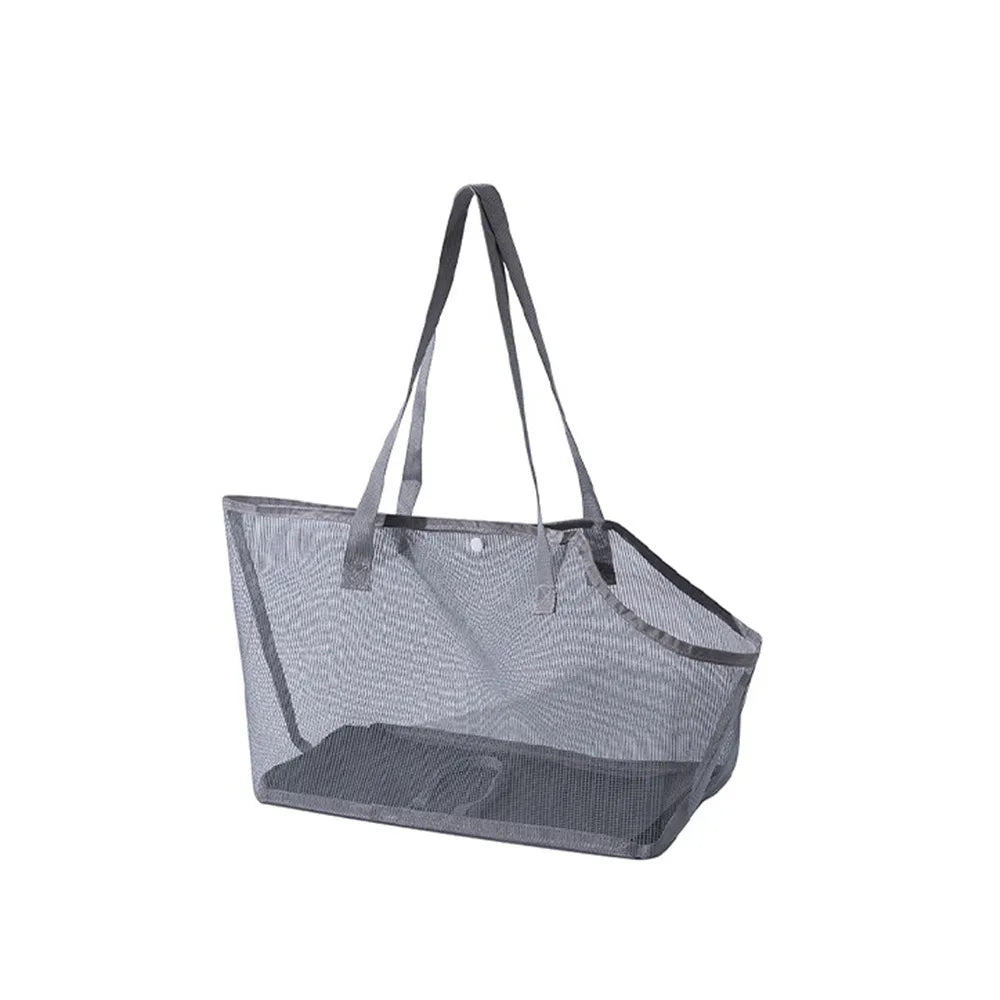Portable Mesh Pet Carrier Bag Breathable Foldable Shoulder Crossbody Tote for Cats & Small Dogs Summer Travel