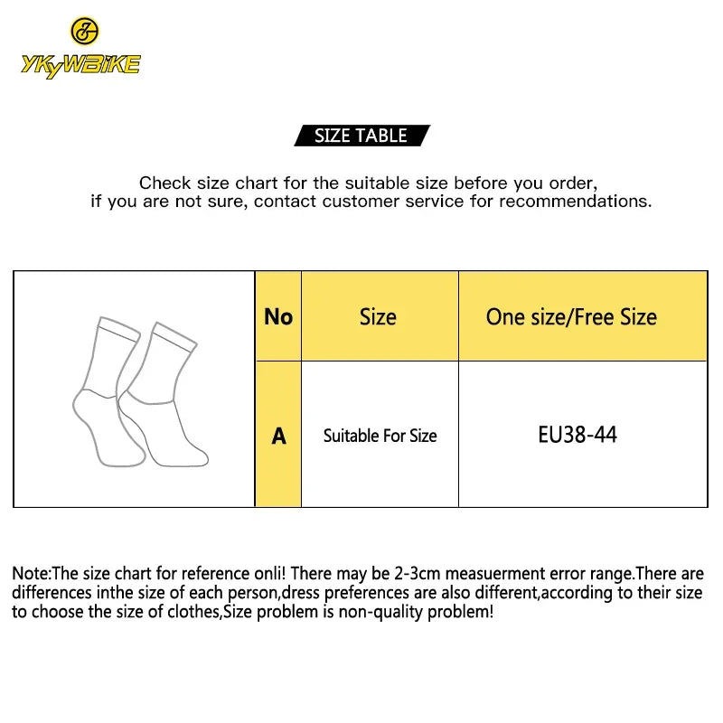 Professional Cycling Socks – Quick-Dry Long Tube Sports Socks for Men & Women