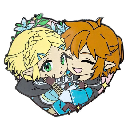 Anime Game Enamel Pins – Metal Lapel Brooch Set for Backpack, Costume & Cosplay Accessories Gift