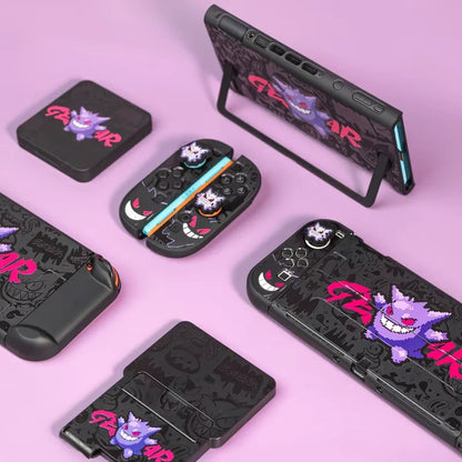 Housse de protection avec poignée pour Nintendo Switch 2 Pokémon Ectoplasma – Accessoires de jeu de dessin animé
