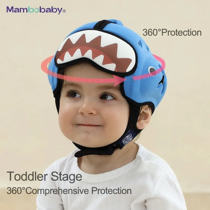 Baby Head Protection Helmet Soft Anti-Fall Safety Hat for Crawling & Walking Toddlers