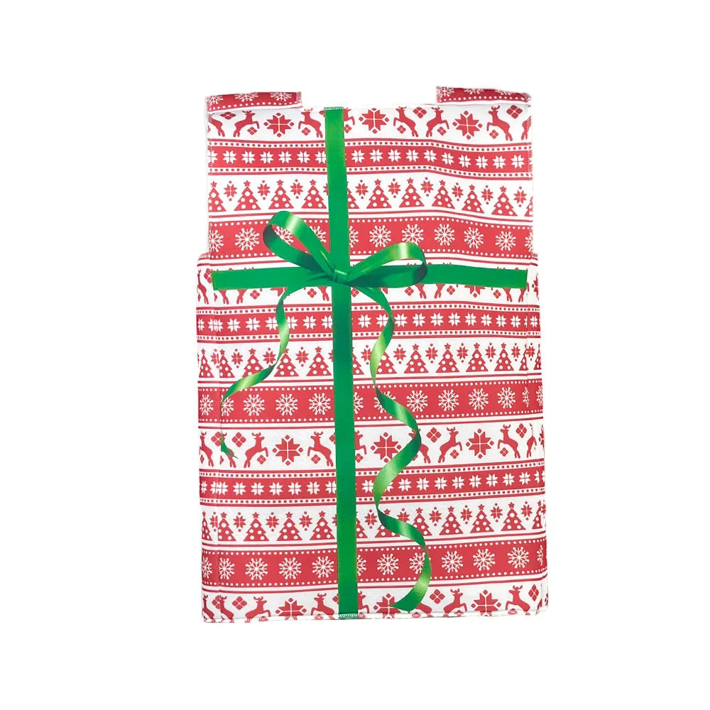 Adult Christmas Gift Box Costume, Funny Present Box Cosplay Outfit for Women and Girls, Novelty Christmas Party Dress-Up Costume for New Year, Family Matching, Stage Shows and Holiday Events