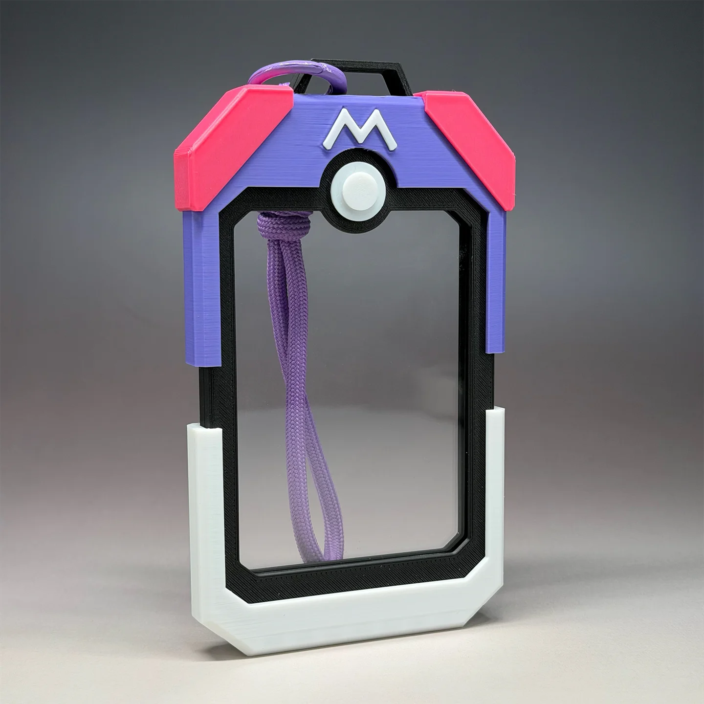 Pokémon Poké Ball Card Holder – Transparent PTCG Trading Card Sleeve Display Case with Pikachu Design for Collectors