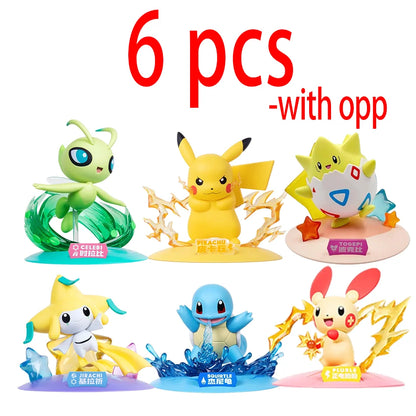 12 Pokémon Action Dolls – Pikachu Blind Box Anime Model Desktop Decorations, Pokémon Toys for Children’s Birthday Gifts