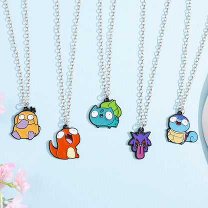 Pokémon Metal Figure Toy – Pikachu, Squirtle, Psyduck & Charmander Collectible Gift