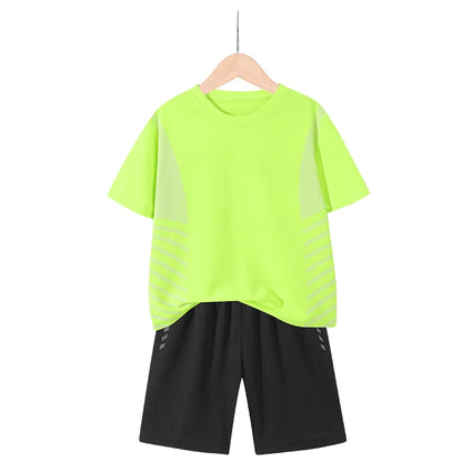 Maillot et short de football pour enfants Ensemble d'entraînement 2 pièces pour garçons