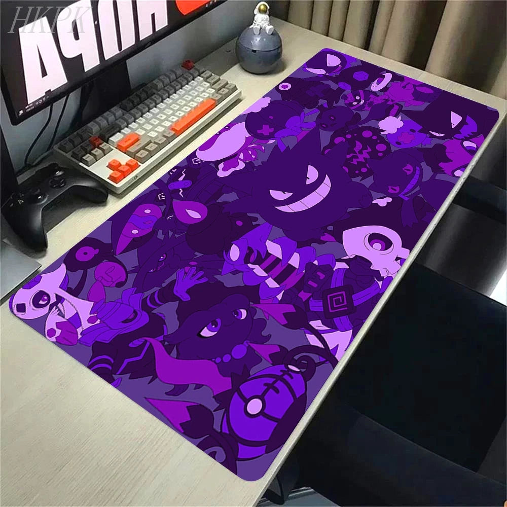 Gengar Gaming Mouse Pad – Large Extended Desk Mat with LockEdge Design for Keyboard & Computer Setup