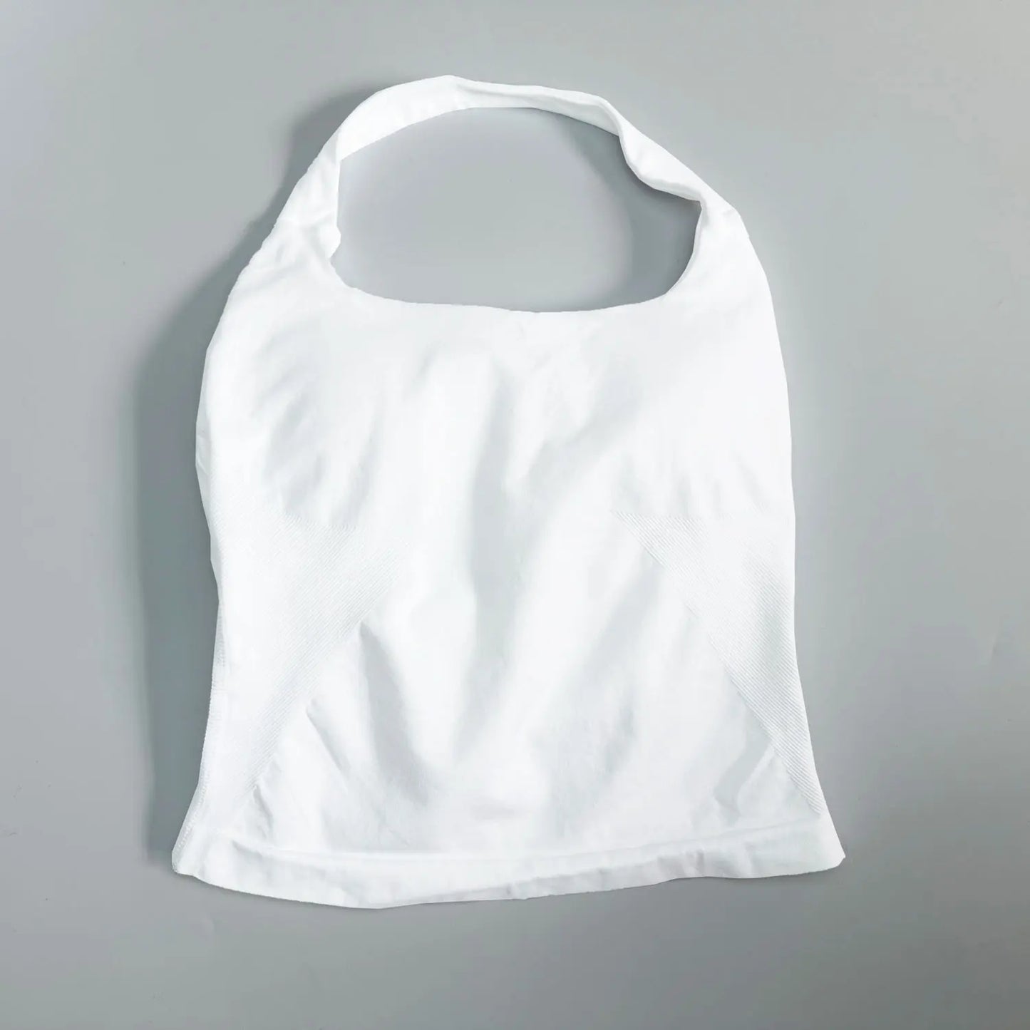 Top Deportivo Largo con Tiras para Mujer NCLAGEN – Top Halter Acolchado para Gimnasio, Yoga, Pilates, Correr y Entrenamientos de Fitness