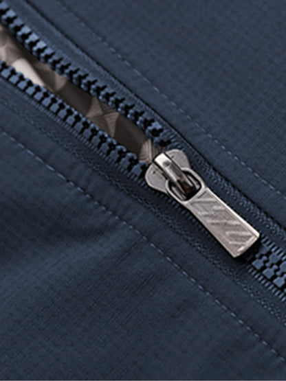 Men’s Plus-Size College-Style Jacket – Trendy Casual Outerwear for Spring & Autumn, Fashionable Everyday Coat