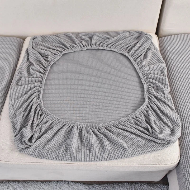 Polar Fleece Sofa Seat Cushion Cover – Stretch Furniture Protector for Pets, Kids & Living Room