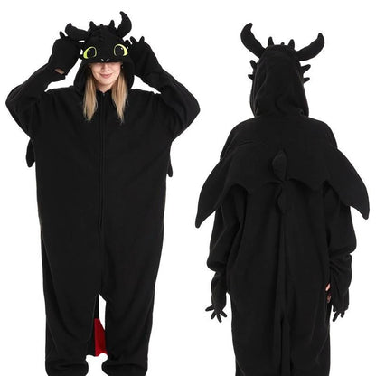 Cute Pig Animal Pajamas Onesie – Kawaii Cartoon Hoodie Jumpsuit, Soft Warm Cosplay Sleepwear for Home, Lounging & Parties