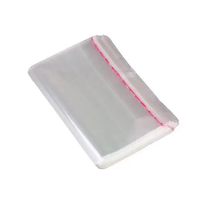 100 bolsas de plástico transparentes autosellables – Bolsas de embalaje adhesivas transparentes para joyas, dulces, galletas y pequeños regalos
