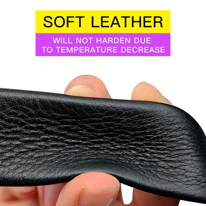 Men's 120cm Business Leather Belt – High-Quality Metal Automatic Buckle Work Belt, Adjustable Formal Waist Strap for Office & Daily Wear