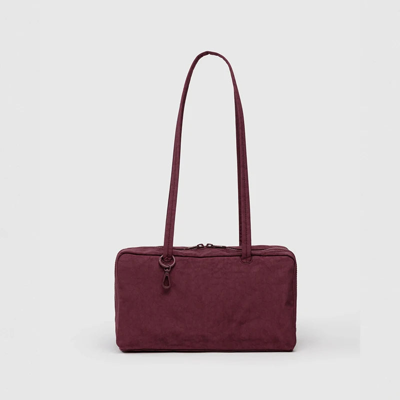 Bolso de hombro tipo tote de nailon de gran capacidad para mujer – Bolso de mano de diseñador de lujo, ligero y versátil para el trabajo, viajes, compras y uso diario a la moda