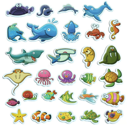 Baby Bath Toys Floating Boat & Car EVA Foam Puzzle Water Toys for Toddlers & Kids