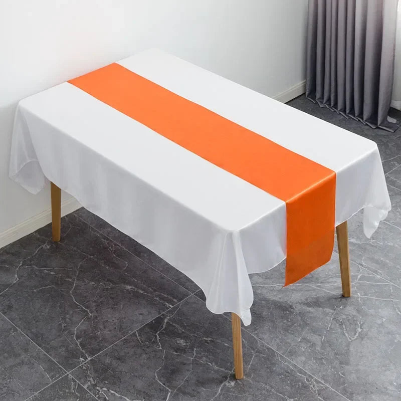Luxury Satin Table Runner – Modern Elegant Pattern Table Decoration for Wedding, Birthday Party, Hotel, Banquet & Events