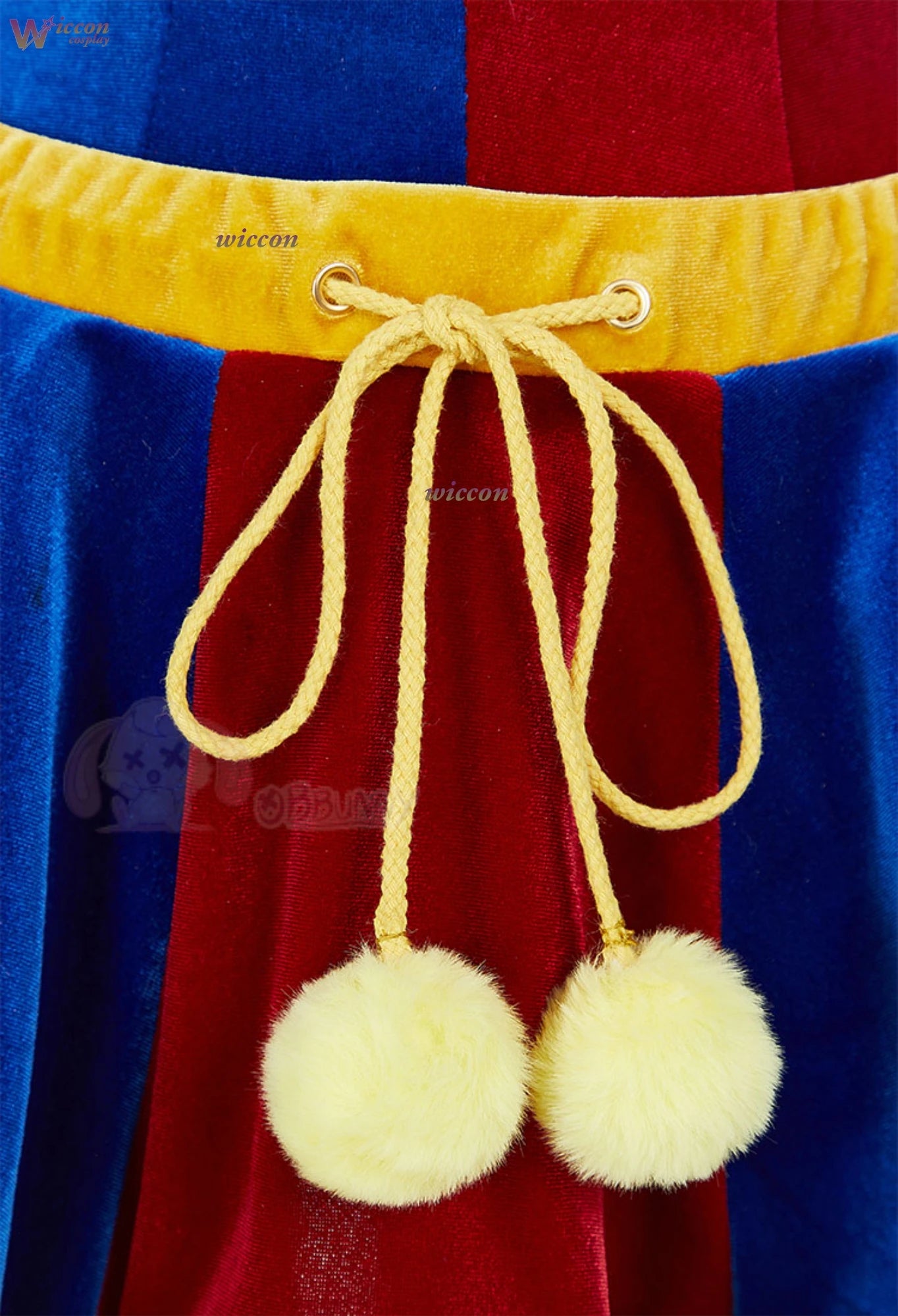 Clown Circus Cosplay Costume – Original Design Adult Set (Pomnii Wig, Hat, Velvet Skirt, Carnival/Christmas Outfit)