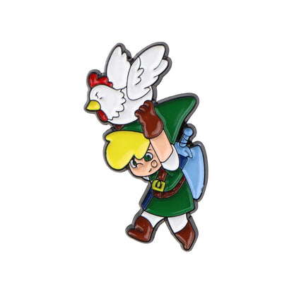 Anime Game Enamel Pins – Metal Lapel Brooch Set for Backpack, Costume & Cosplay Accessories Gift