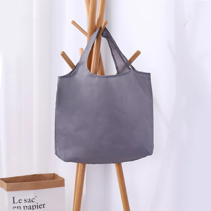 Bolsa de Compras Plegable Ecológica – Bolso de Hombro Reutilizable Portátil de Gran Capacidad para Compras de Supermercado, Viajes y Uso Diario