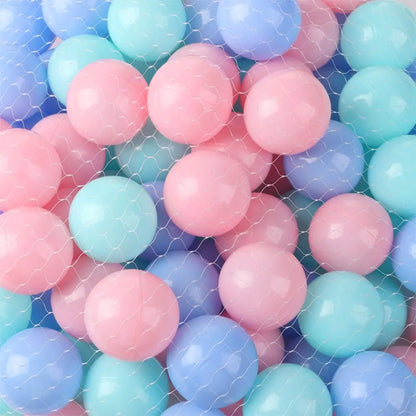 100Pcs Soft Colorful Water Pool Ocean Wave Balls – Outdoor Sports Inflatable Stress Relief Air Balls for Kids, Eco-Friendly Funny Toy Set