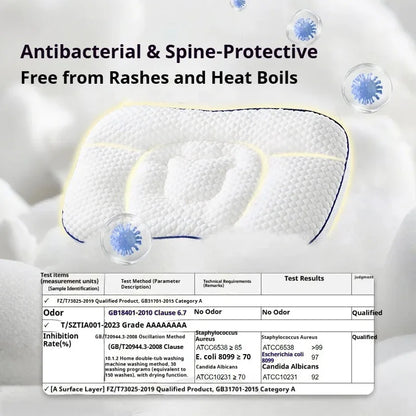 AIBEDILA Almohada ortopédica para cuello de bebé – Suave almohada de viaje para la cabeza del recién nacido para bebés, guardería y ropa de cama