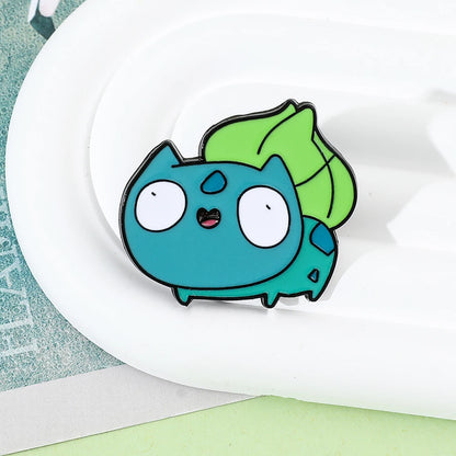 Pokémon Enamel Pin – Pikachu, Bulbasaur, Psyduck & Squirtle Cute Cartoon Brooch Badge