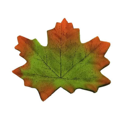 50PCS Artificial Maple Leaves – Handmade Silk Leaf Plants for DIY Crafts, Stacked Maple Leaf Arrangements & Autumn Decorations