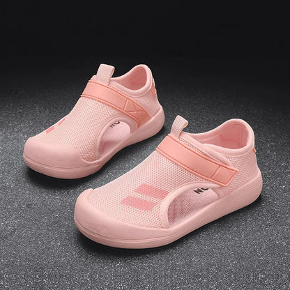 Kids Closed Toe Sport Sandals Lightweight Summer Beach Shoes for Boys & Girls