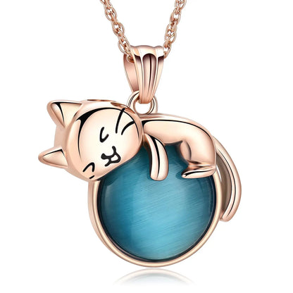 Pet Cremation Memorial Urn Necklace – Cat Ashes Keepsake Pendant with Moonstone, Pet Remembrance Jewelry & Memorial Gift