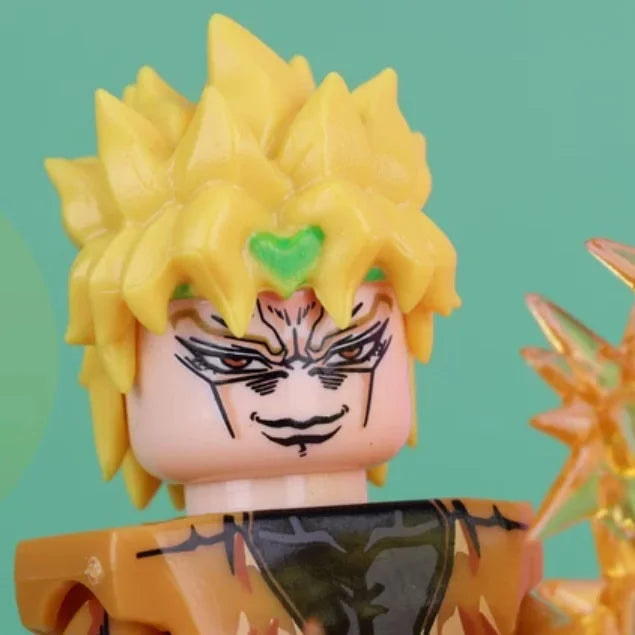 JoJo's Bizarre Adventure Building Blocks – JJBA Mini Action Figure Toy Set, DIY Construction Blocks & Collectible Display Figures