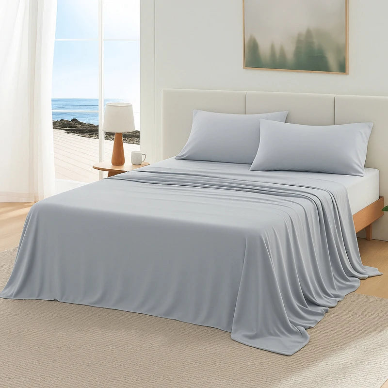 Summer Cooling Blanket – Ice Silk Lightweight Breathable Air Conditioning Quilt for Home & Office