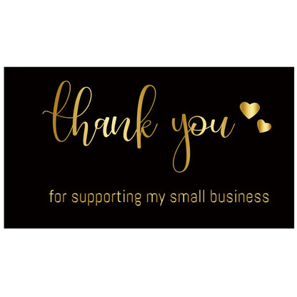 10–50PCS Thank You for Your Order Cards – Small Business Customer Appreciation Greeting Cards for Shopping & Purchase Orders