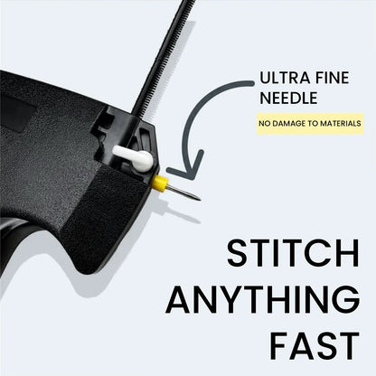 Mini Stitch Gun for Clothing Repair – Micro Stitch Tagging Gun, Quick Hemming Tool for Sewing, Quilting, Fabric Fixing & DIY Garment Alterations