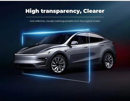 Futhope Protector de Pantalla de Vidrio Templado de 16 Pulgadas para Tesla Model Y y Model YL Juniper (2017–2026) – Película Protectora de Pantalla Central HD con Herramienta de Instalación