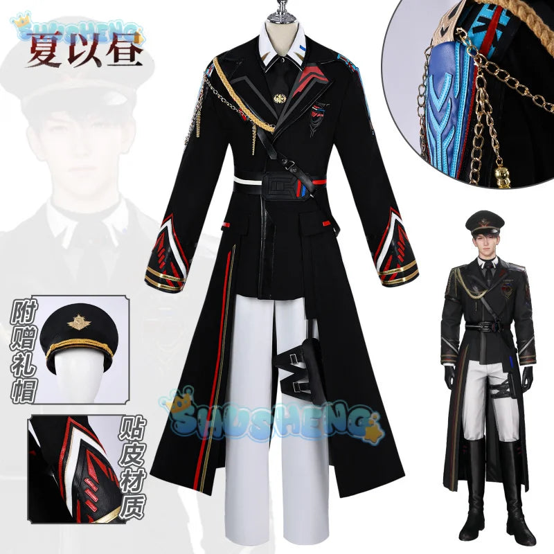 Love and Deepspace Caleb Inspired Cosplay Costume – Farspace Colonel Female Uniform Outfit for Women Halloween, Carnival & Party Roleplay