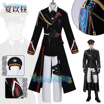 Love and Deepspace Caleb Inspired Cosplay Costume – Farspace Colonel Female Uniform Outfit for Women Halloween, Carnival & Party Roleplay