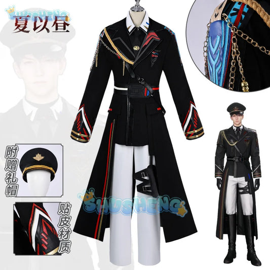 Disfraz de cosplay inspirado en Caleb de Love and Deepspace – Traje de uniforme de coronel de Farspace para mujer, para Halloween, carnaval y juegos de rol