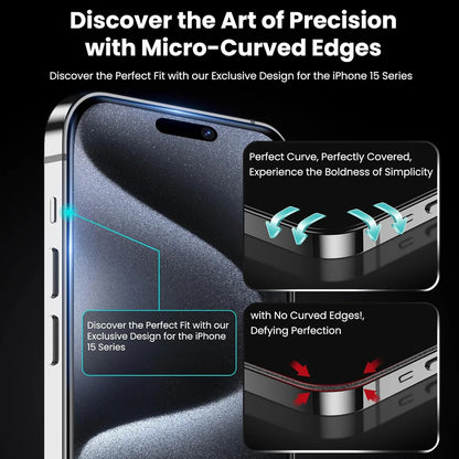 HD Tempered Glass Screen Protector for iPhone 17/16/15/14/13/12/11 Pro Max – Camera Lens Protection Film | Anti-Scratch Phone Accessory