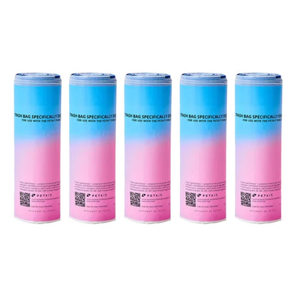 Bolsas de repuesto para excrementos PETKIT – Bolsas de basura para la recogida de residuos de las cajas de arena automáticas autolimpiables Pura X y Pura Max, suministros para la eliminación de residuos de gatos y accesorios de limpieza para mascotas