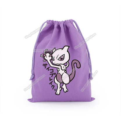 Pokémon Drawstring Storage Bags – Pikachu, Squirtle, Charmander & Charizard Party Gift Pouch